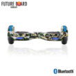 Future Board Camouflage X6 - Bluetooth - Világítós kerekek