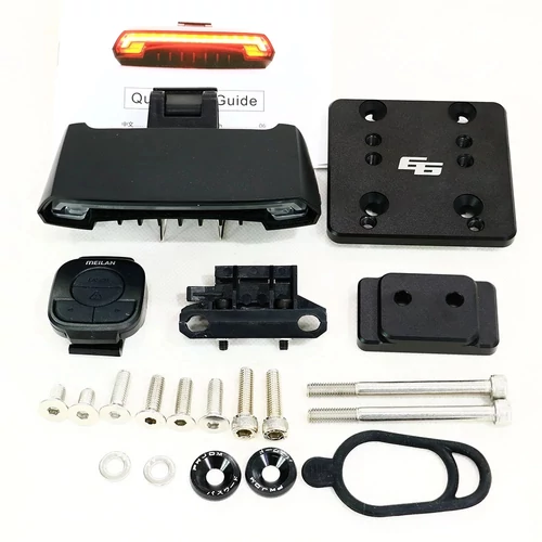 Dualtron Irányjelző szett - Adaptor plate set and taillight - Index