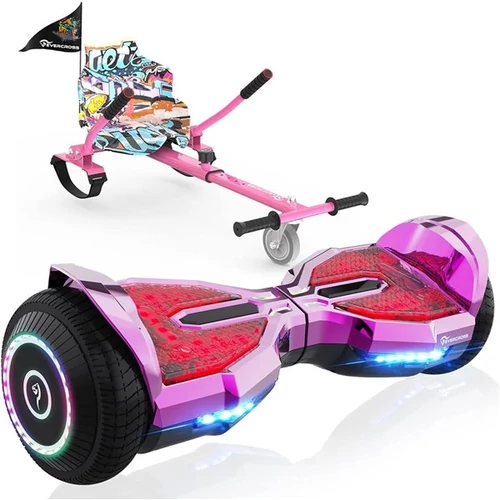 Evercross EV2 Hoverboard Pink + Hovercart
