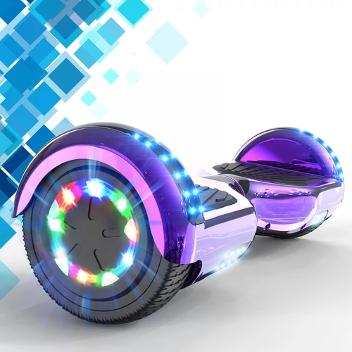 Future Board X6 Hoverboard - Chrome Purple- Világítós kerekek + Bluetooth Future Board X6 Hoverboard - Chrome Purple- Világítós kerekek + Bluetooth