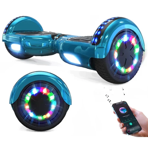 Future Board X6 Hoverboard - Cyan - Világítós kerekek + Bluetooth Future Board X6 Hoverboard - Cyan - Világítós kerekek + Bluetooth