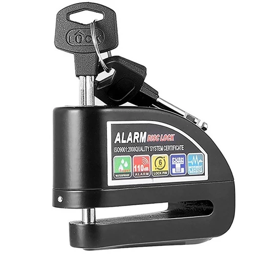Riasztós Tárcsazár - Alarm Disc Lock - fekete Riasztós Tárcsazár - Alarm Disc Lock - fekete