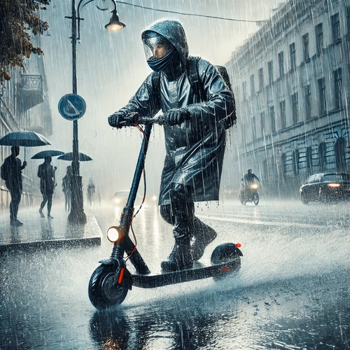 Elektromos roller esőben – mennyire biztonságos?