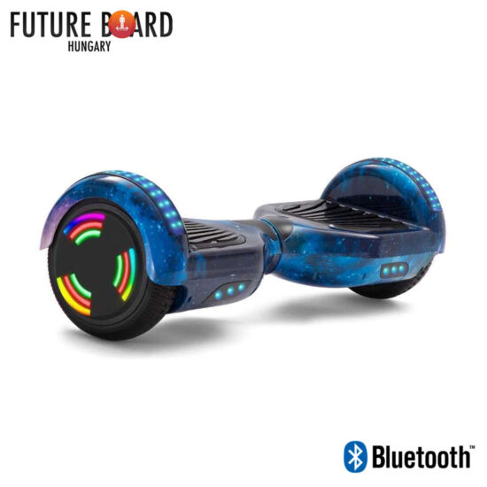 Future Board Blue Galaxy X6 - Bluetooth - Világítós kerekek